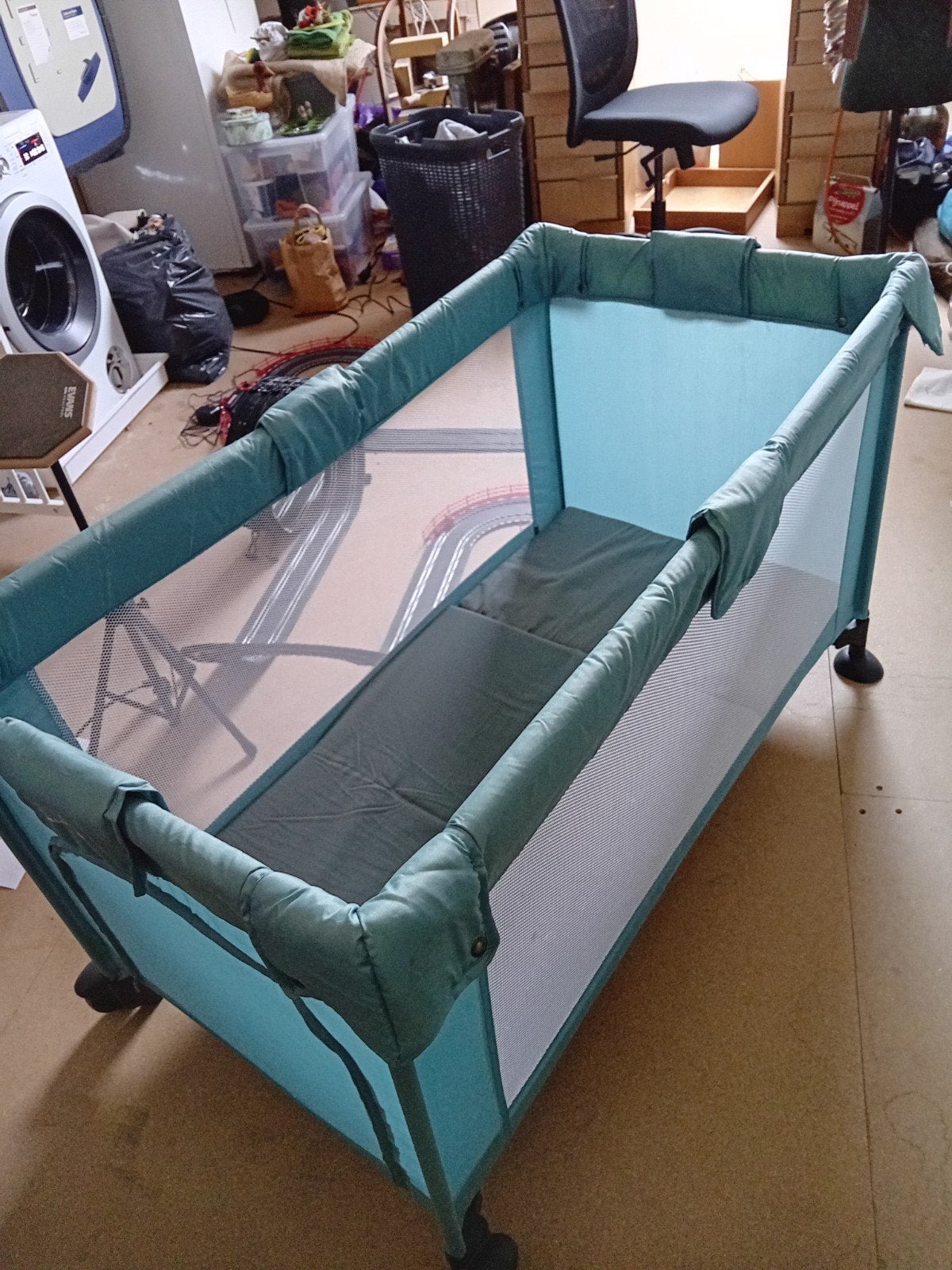 koelstra campingbed travel sleeper, Kinderen en Baby's, Kinderkamer | Bedden, Ophalen, Zo goed als nieuw, Matras