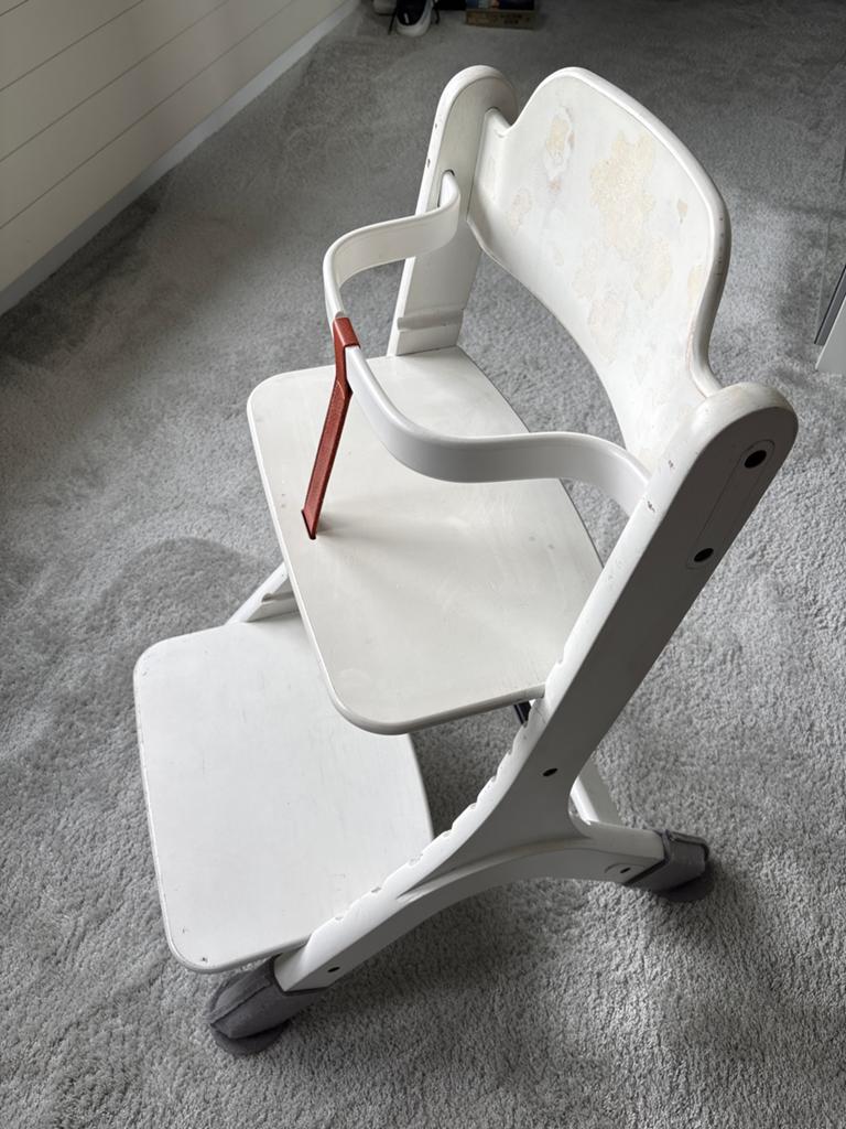 Ikbendapper meegroei stoel Dapper, Kinderen en Baby's, Kinderstoelen, Gebruikt, Meegroeistoel, Aanschuifbaar, Gordel(s), Ophalen