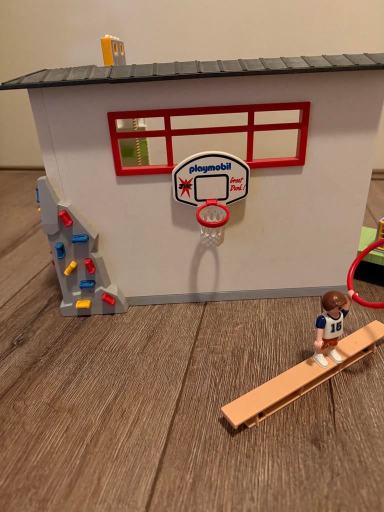 Playmobil Gymzaal / Turnzaal met accessoires, Kinderen en Baby's, Speelgoed | Playmobil, Ophalen of Verzenden, Zo goed als nieuw
