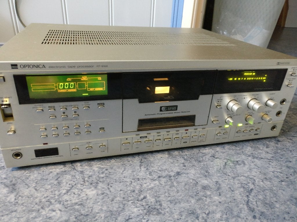 Gezocht: Sharp Optonica Cassettedeck RT-9100 RT-7100 9100, Audio, Tv en Foto, Cassettedecks, Ophalen of Verzenden, Overige merken