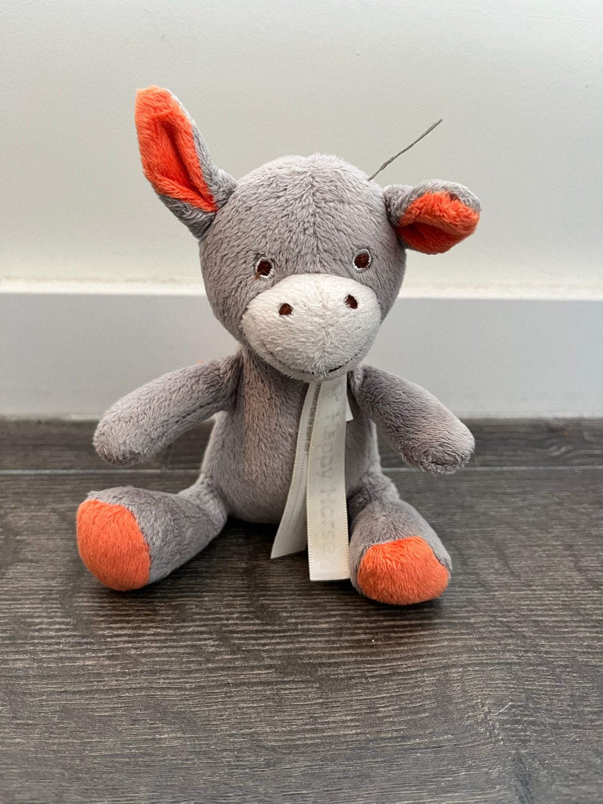 Happy Horse knuffel paardje - Nieuw, Grijs, Nieuw, Ophalen of Verzenden, Met label