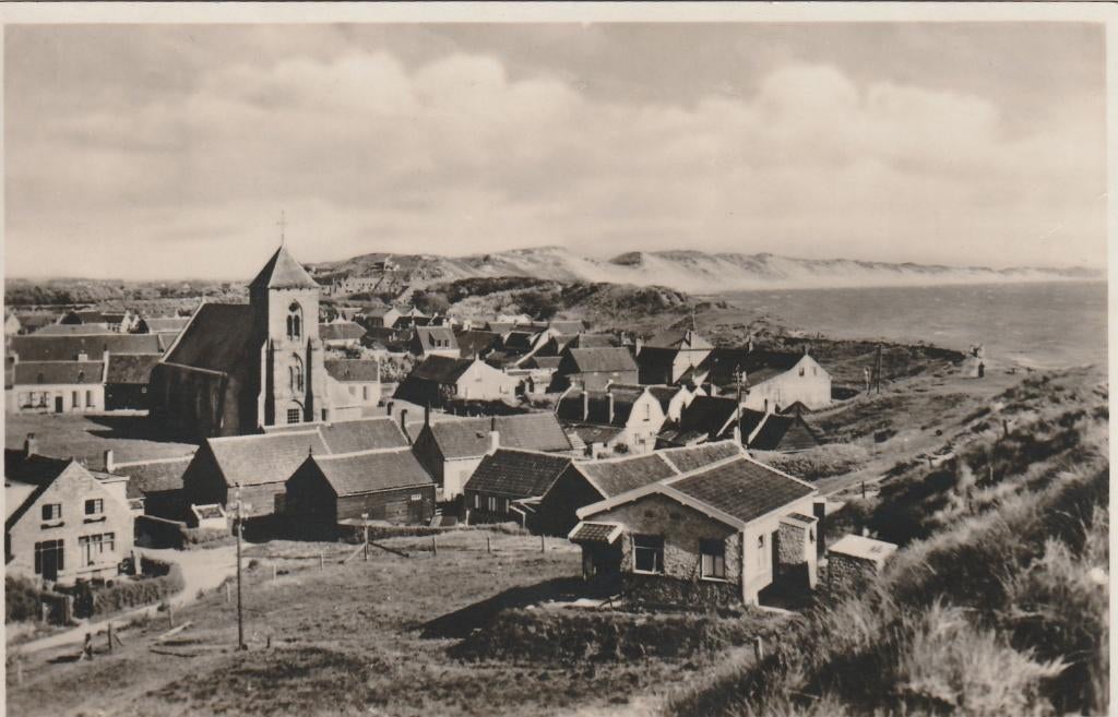 ZOUTELANDE Panorama 1950, Verzamelen, Ansichtkaarten | Nederland, Gelopen, Zeeland, 1940 tot 1960, Verzenden