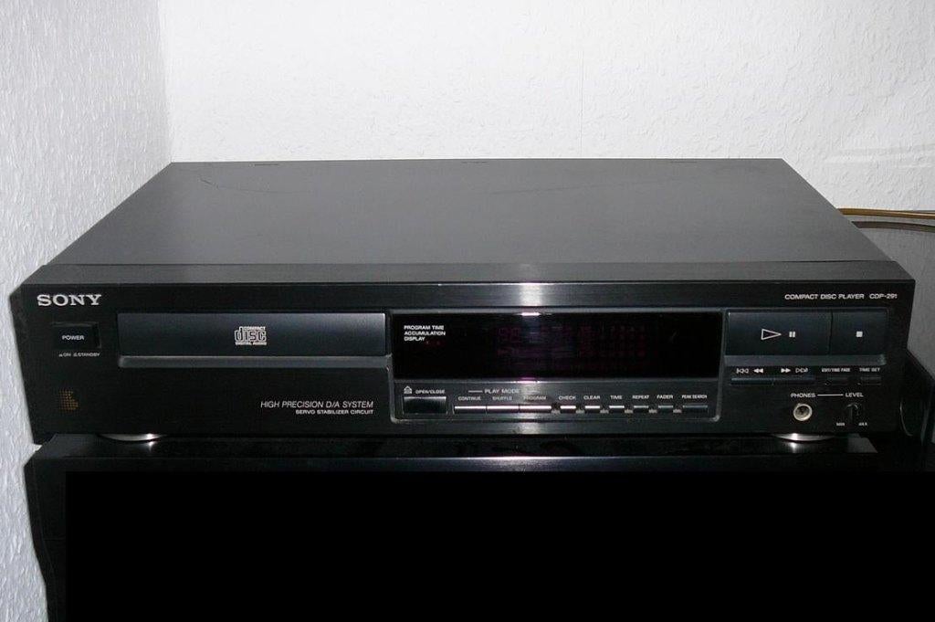 Sony CDP 291 CD- speler, Ophalen of Verzenden, Gebruikt, Sony