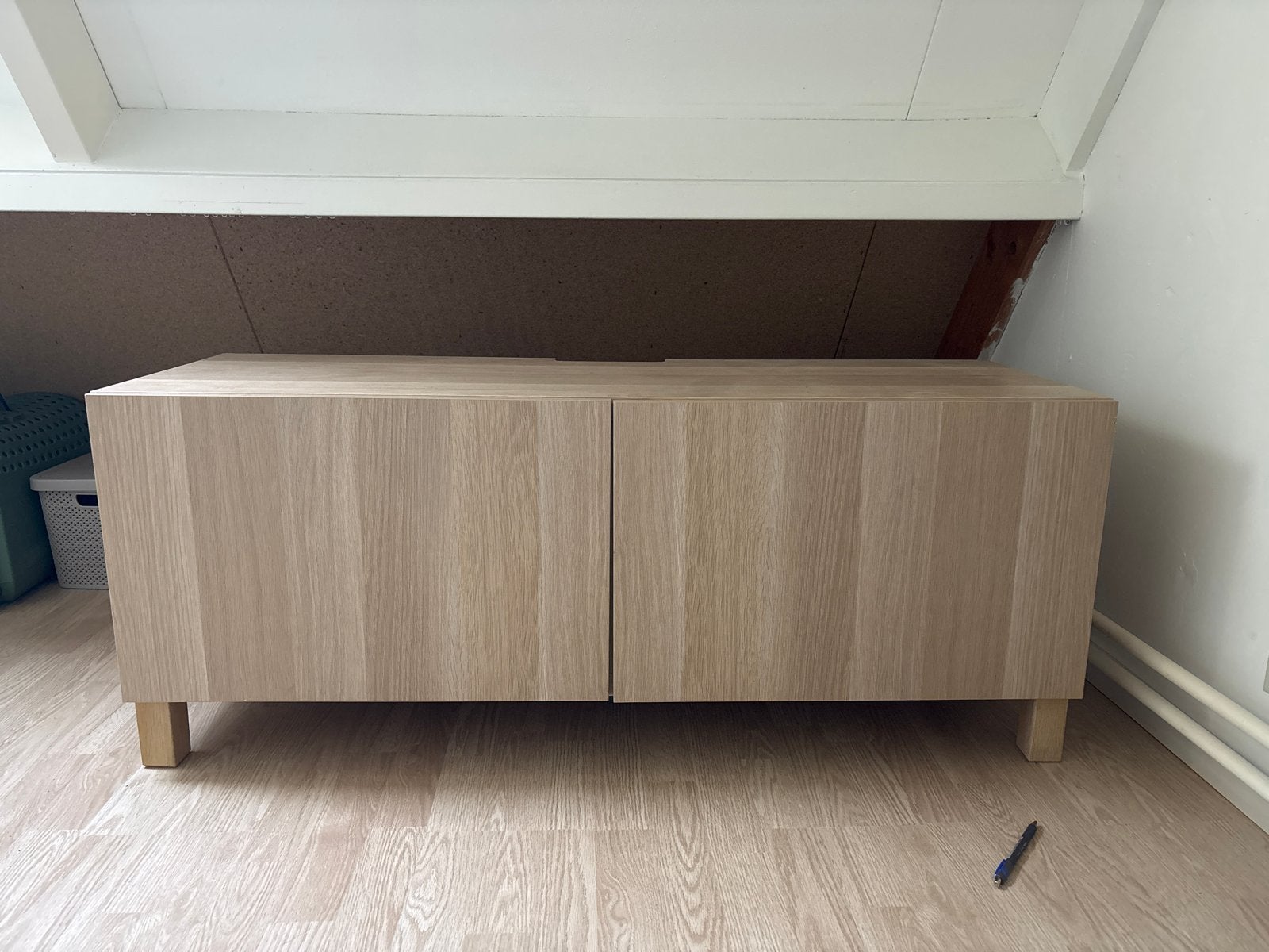 IKEA Besta TV-meubel/dressoir licht eiken, Ophalen, Zo goed als nieuw