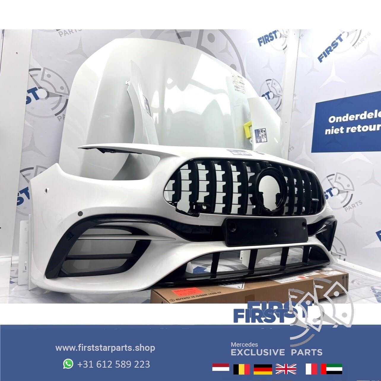 W213 E63s AMG Facelift VOORKOP E63 FRONT Mercedes E Klasse 6, Auto-onderdelen, Gebruikt, -, Voor, Ophalen of Verzenden