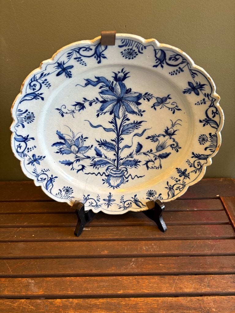 Blue Danube Aardewerk Schaal ., Ophalen of Verzenden