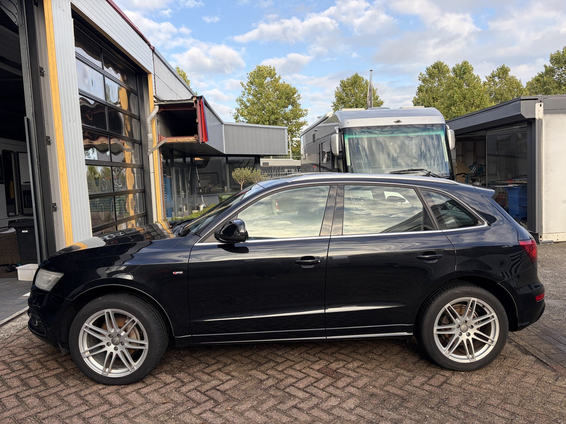 Audi Q5 2.0 TFSI quattro S Edition Panoramadak Trekhaak, Auto's, Gebruikt, 4 cilinders, Zwart, Origineel Nederlands