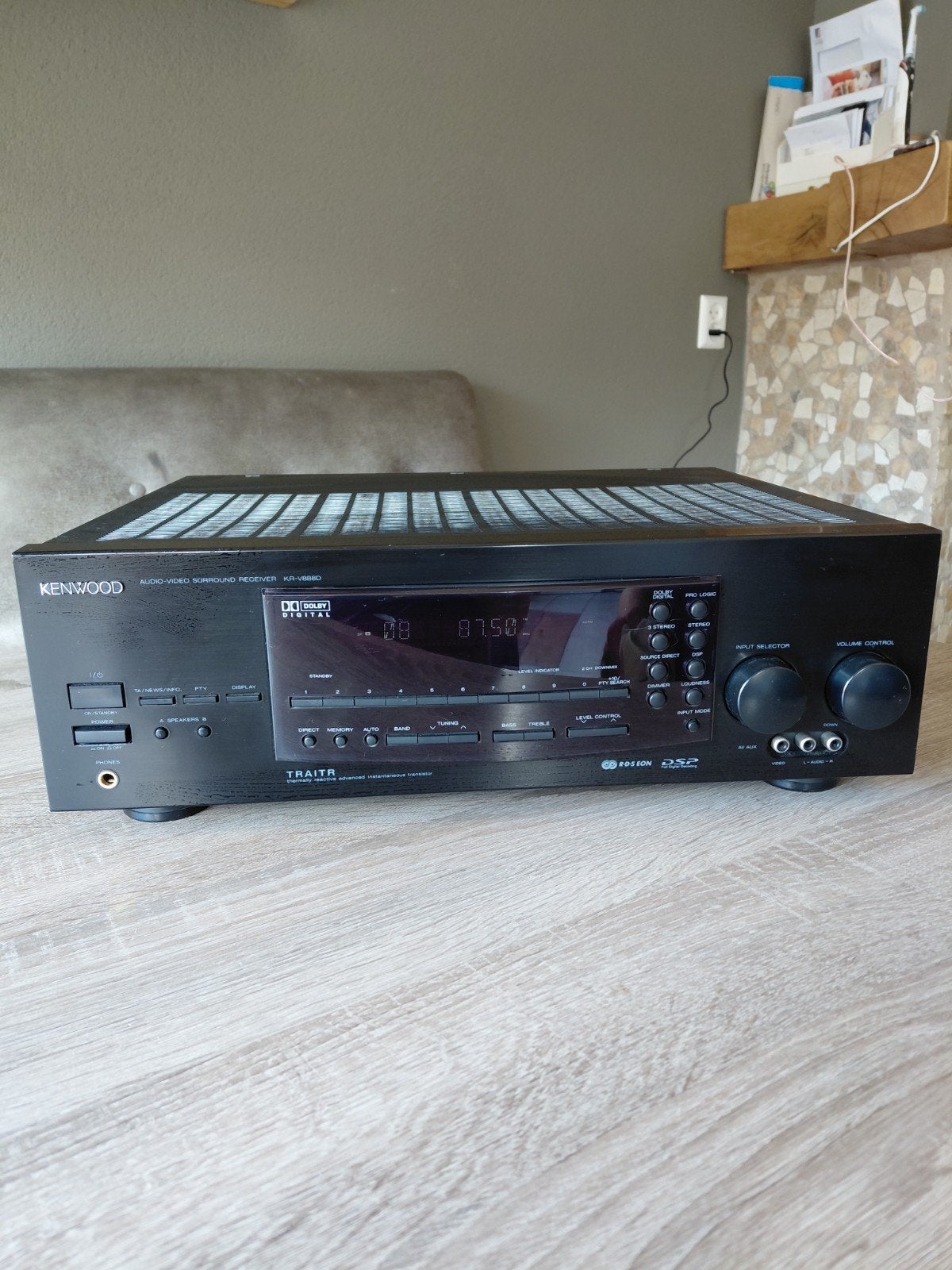 Kenwood KR-V888D, Gebruikt, 120 watt of meer, Ophalen, Overige merken