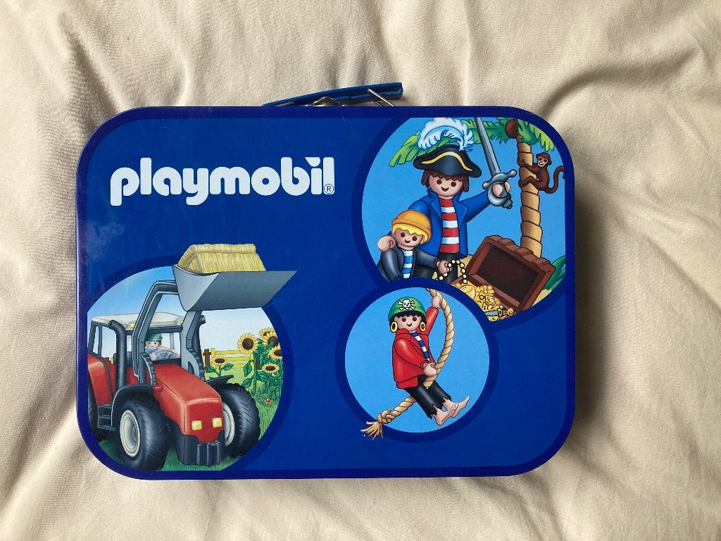 Playmobil 4 puzzels in uniek verzamelblik nieuw!, Ophalen of Verzenden, Meer dan 50 stukjes, Nieuw, 6 jaar of ouder