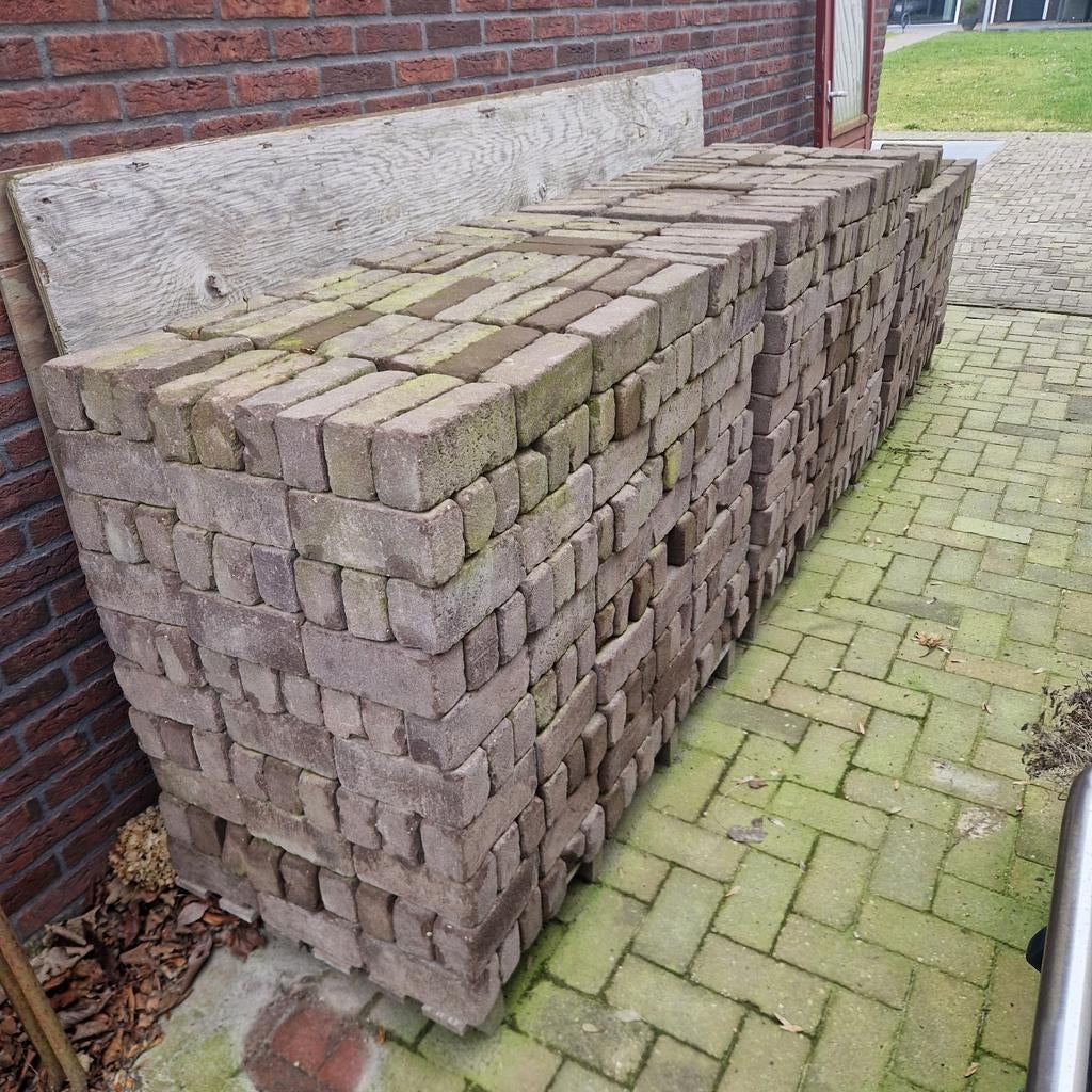 Hard gebakken dikformaten klinkers, Ophalen, Gebruikt, Keramiek, Klinkers