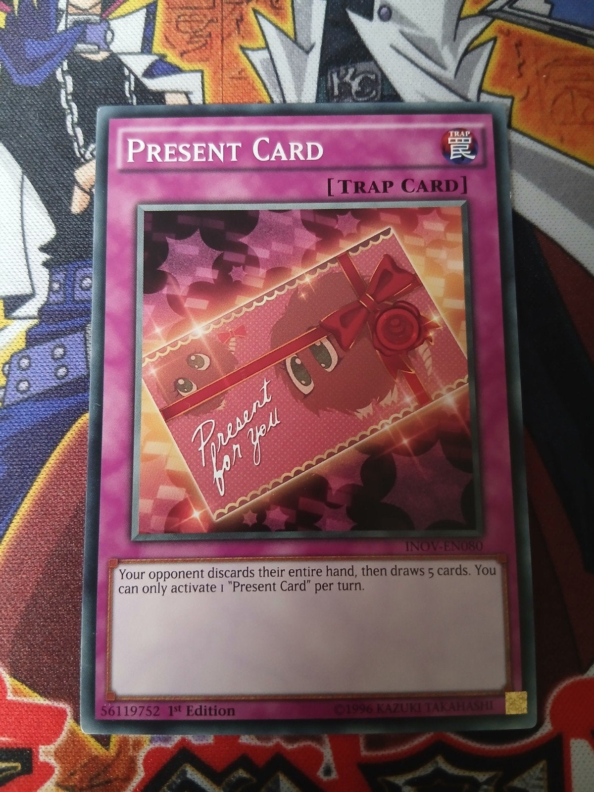 Present Card - INOV - Yu-Gi-Oh, Ophalen of Verzenden, Zo goed als nieuw