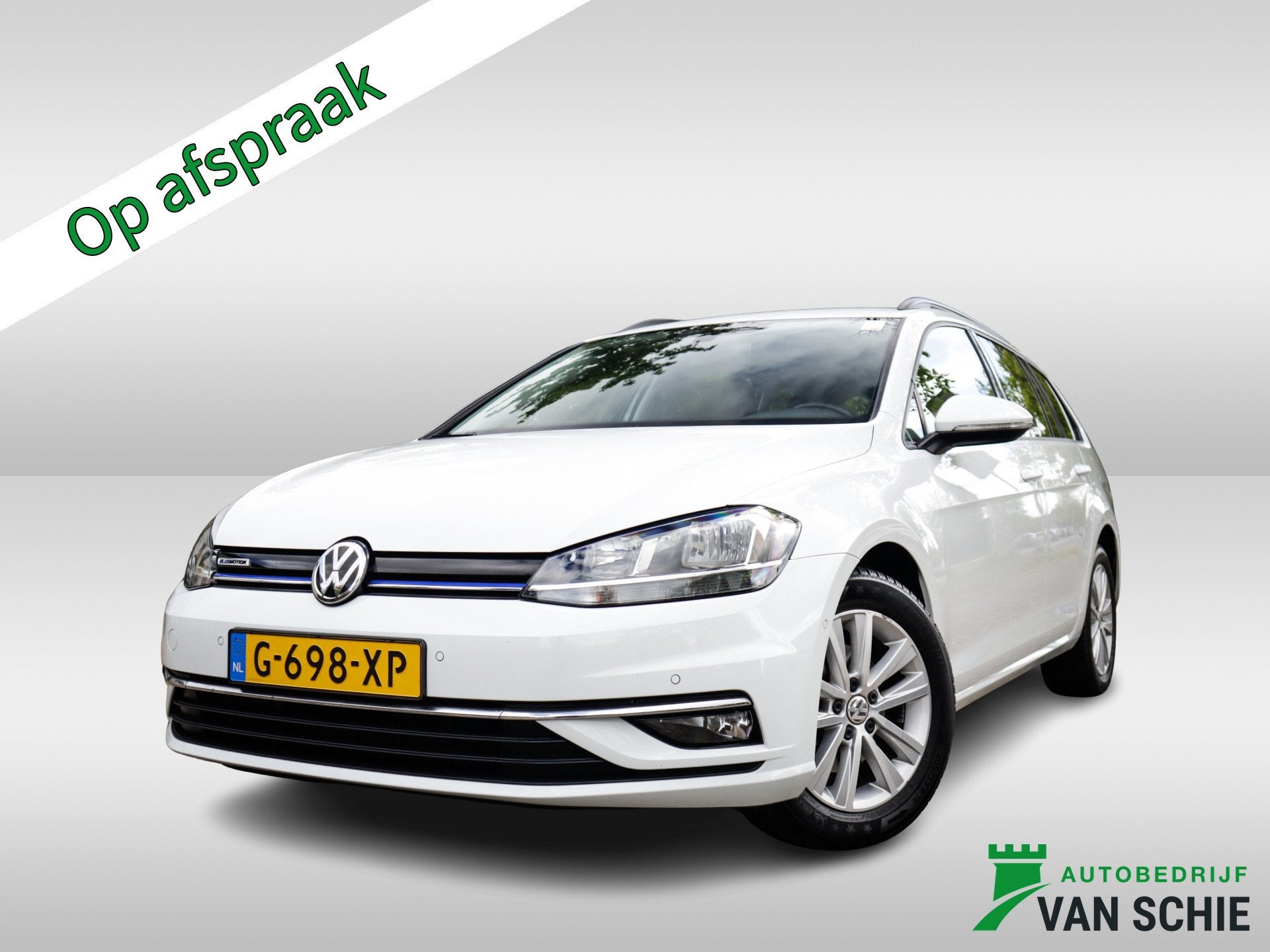 Volkswagen Golf Variant 1.5 TGI CNG Comfortline 1e-Eig. & De, 12 maanden, Stof, 4 cilinders, Wit