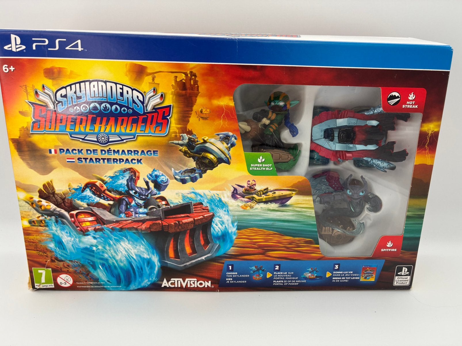 Skylanders Superchargers Ps4 starterpack inbox, Spelcomputers en Games, Games | Sony PlayStation 4, Avontuur en Actie, Verzenden