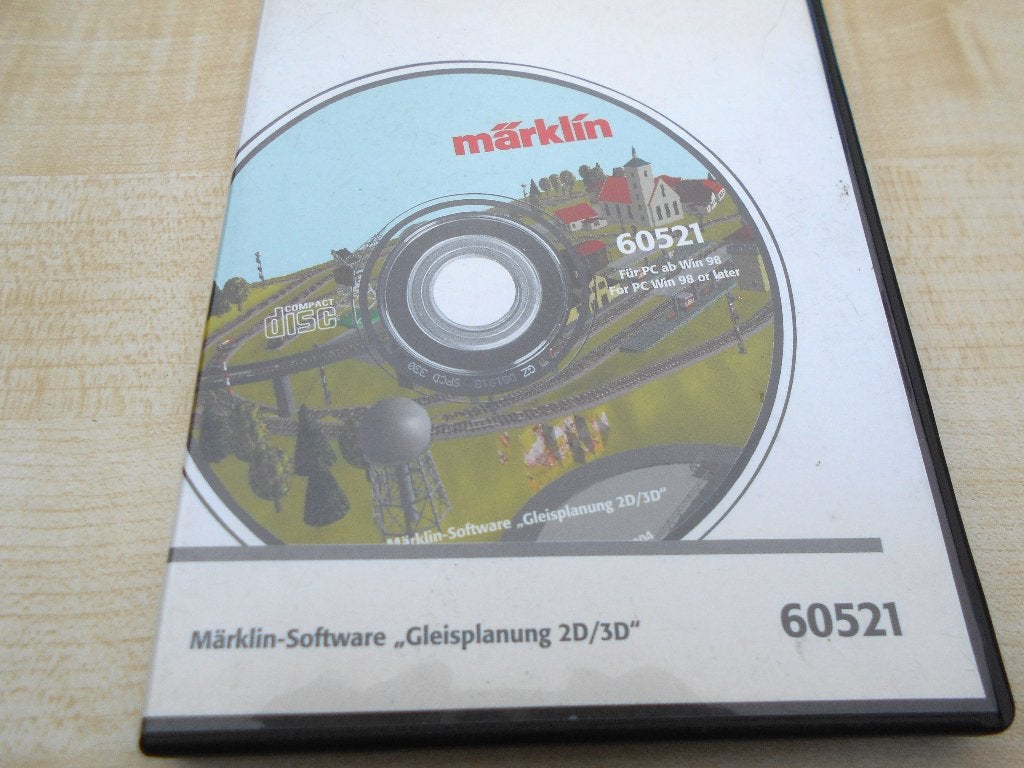 marklin software " gleisplanung 2D/3D " 60521, Ophalen, Wisselstroom, Overige typen, Zo goed als nieuw