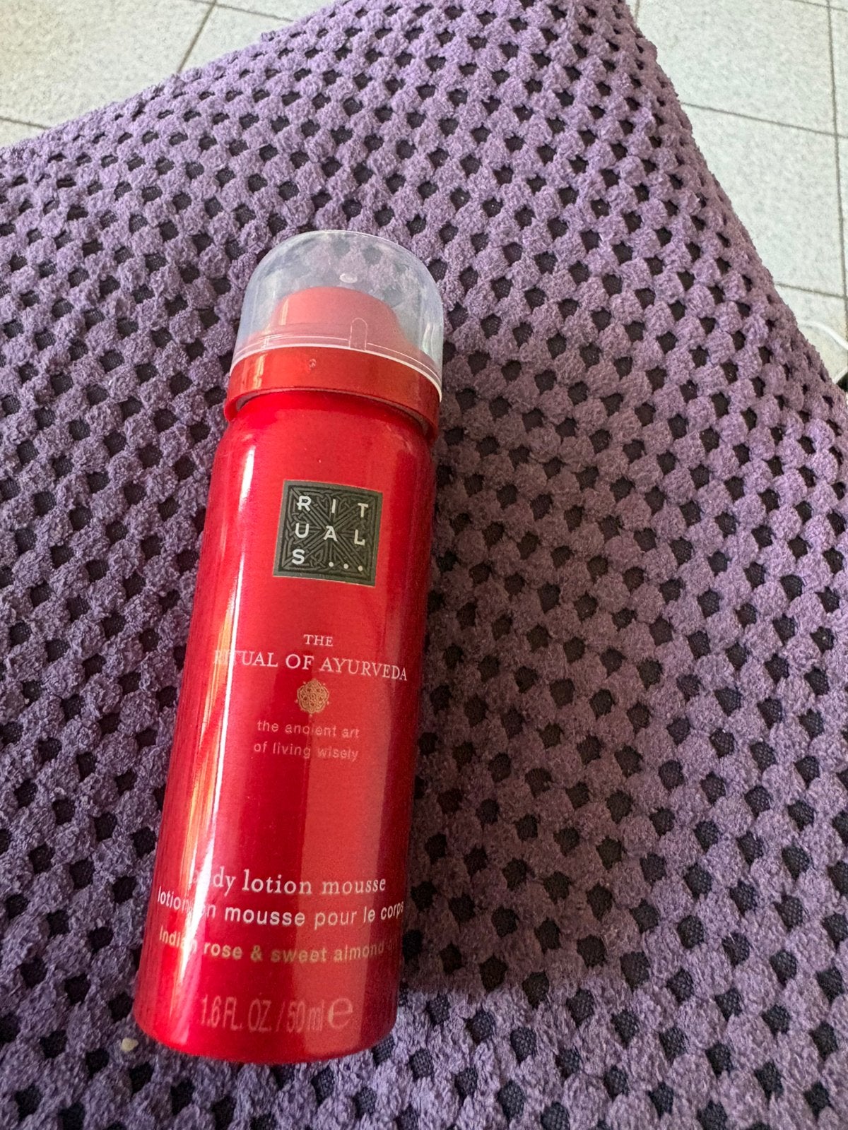 10 x 50 ml body lotion mousse rituals, Ophalen of Verzenden, Nieuw, Bodylotion, Crème of Olie