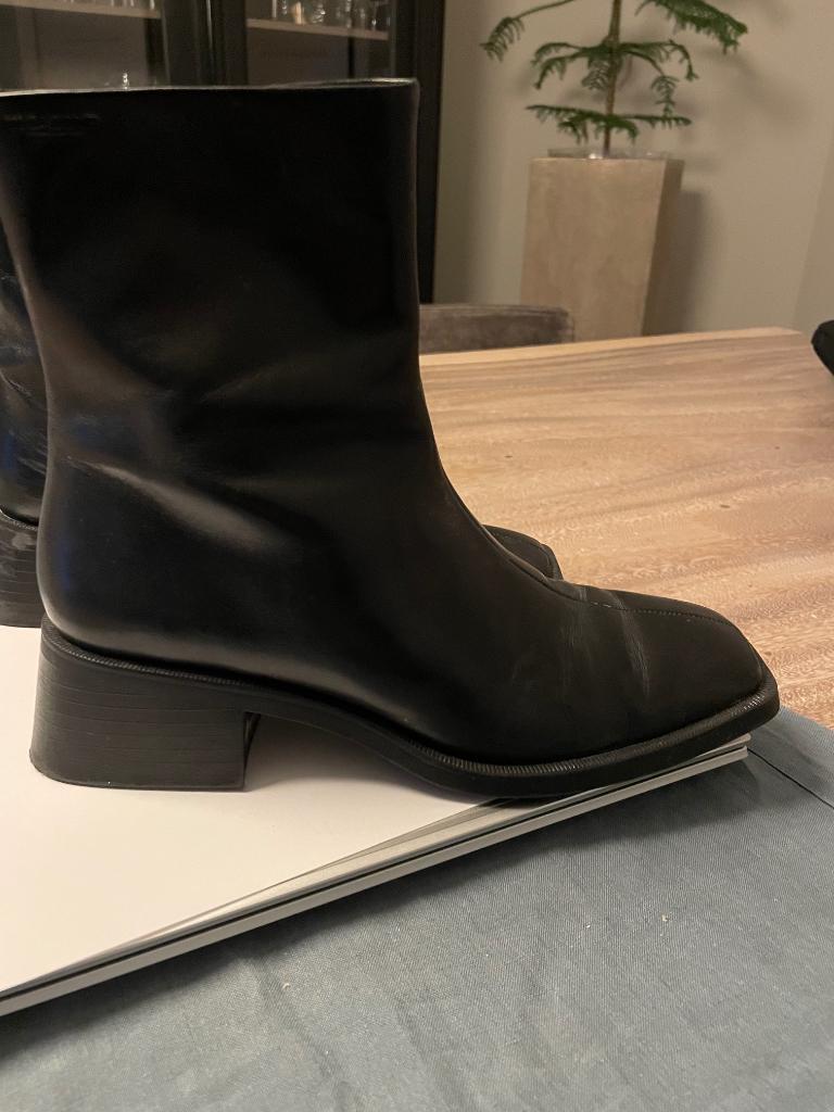 Leren laarsjes zwart, Vagabond, maat 38, Kleding | Dames, Schoenen, Ophalen, Zwart, Lage of Enkellaarzen, Zo goed als nieuw