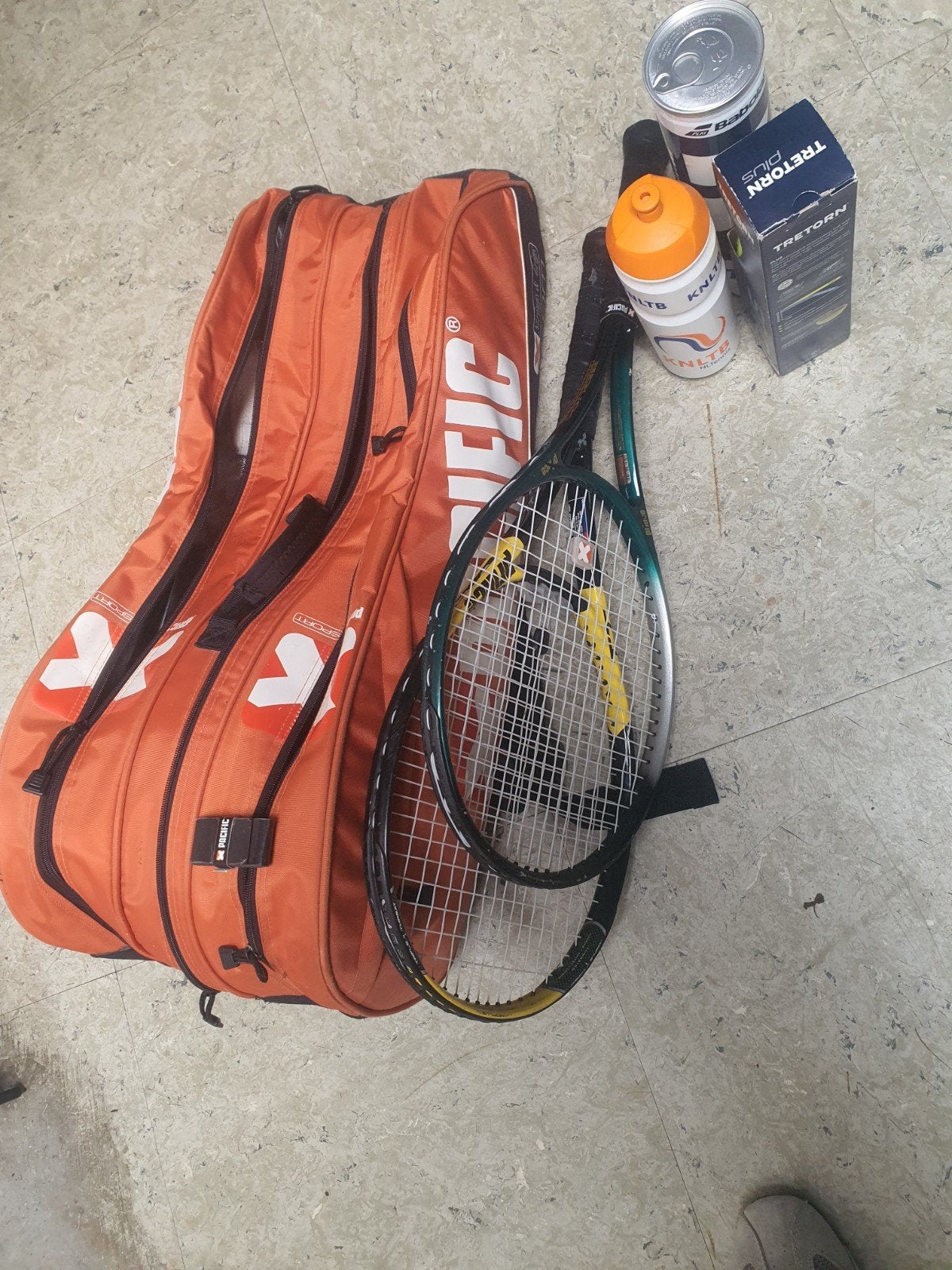 tennistas met twee Prince rackets., Ophalen of Verzenden, Racket, Prince