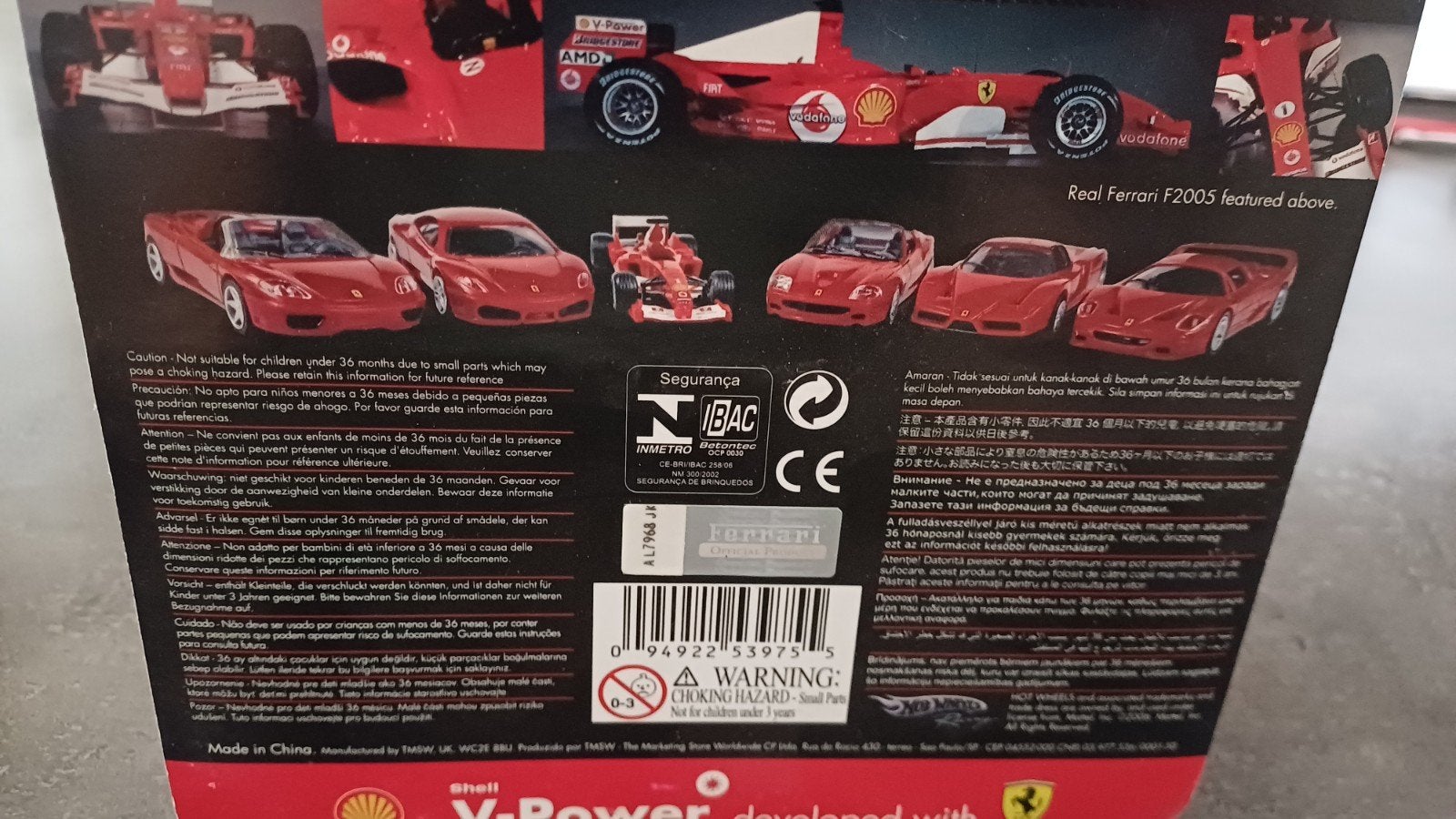 Shell V-Power Ferrari F430, F50, F2005, 360 Spider, Enzo, Ophalen of Verzenden, Nieuw, Auto, Overige merken