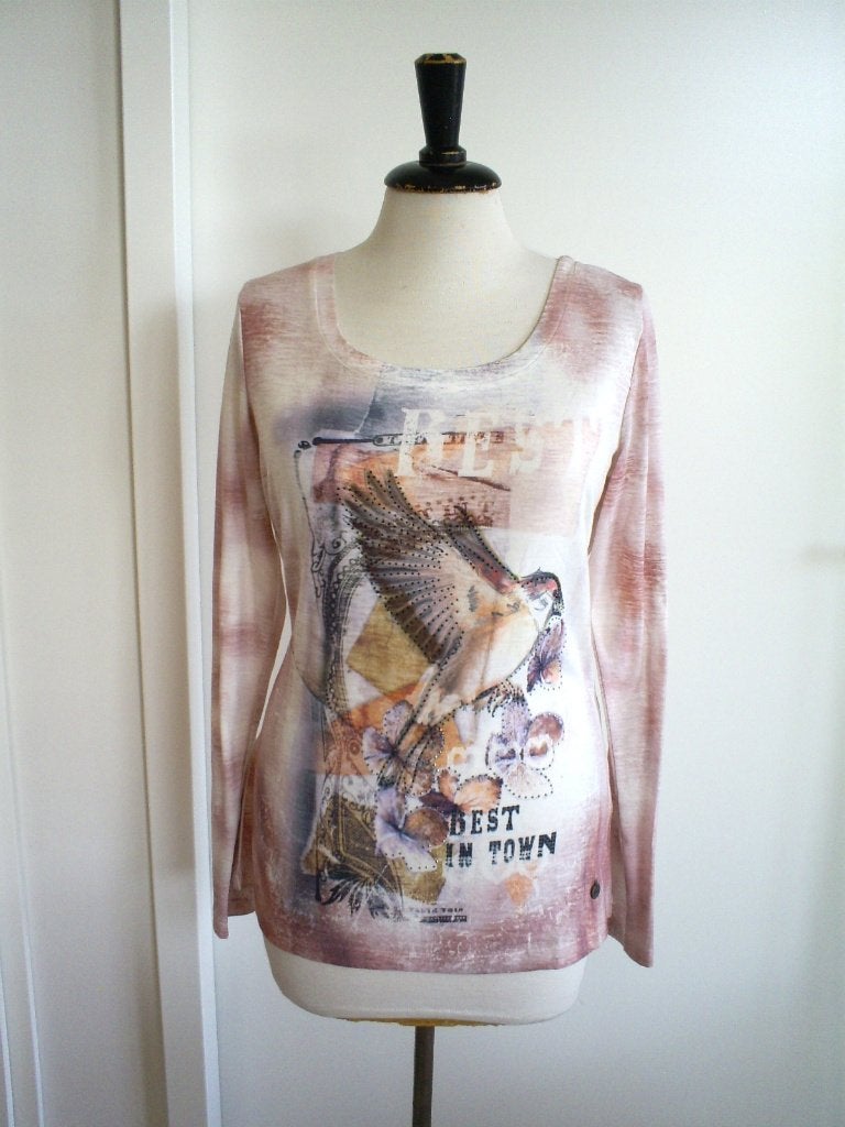 NIEUW __ roze MALVIN top mt. 38 __ waarde 85,00, Maat 38/40 (M), Nieuw, Lange mouw, Roze