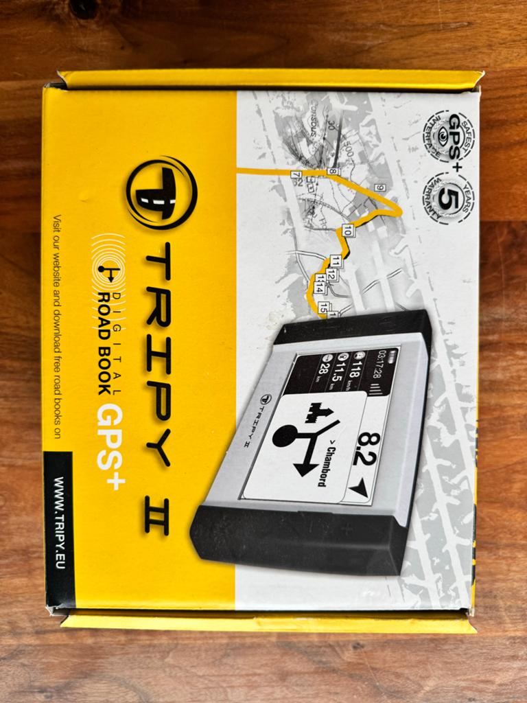Tripy II roadbook navigatie met vaste voedingskabel, Ophalen of Verzenden, Zo goed als nieuw