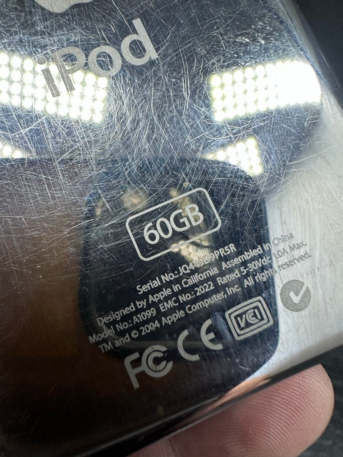 Apple iPod Photo 60GB (A1099) - Compleet en Werkend, Audio, Tv en Foto, Mp3-spelers | Apple iPod, 40 GB en meer, Verzenden, Photo