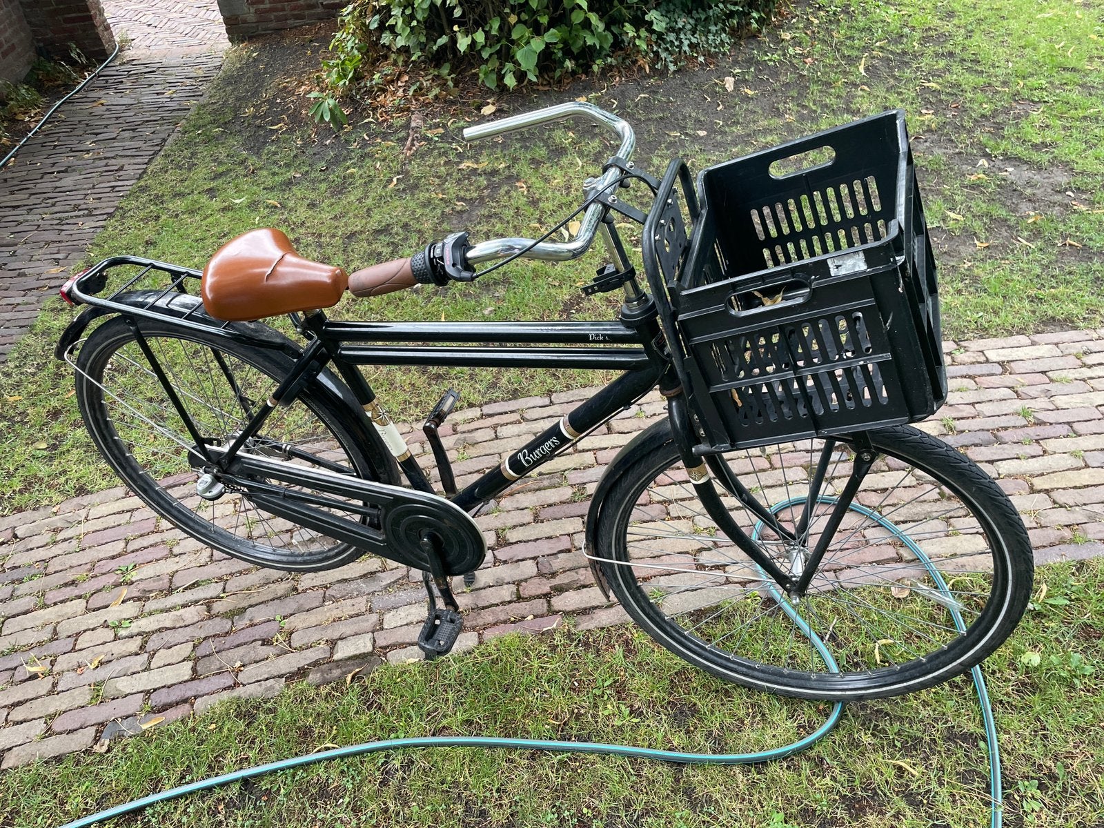 Jongens/herenfiets framemaat 50, Fietsen en Brommers, Fietsen | Heren | Herenfietsen, Terugtraprem, Gebruikt, Versnellingen, 49 tot 53 cm