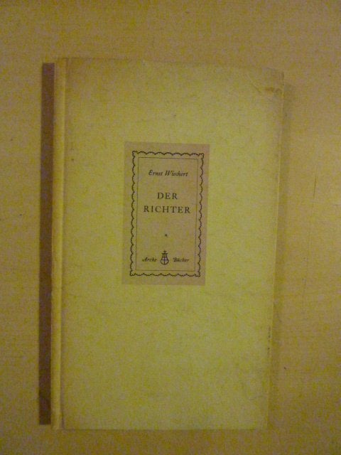 Ernst Wiechert - Der richter, Verzenden, Gelezen