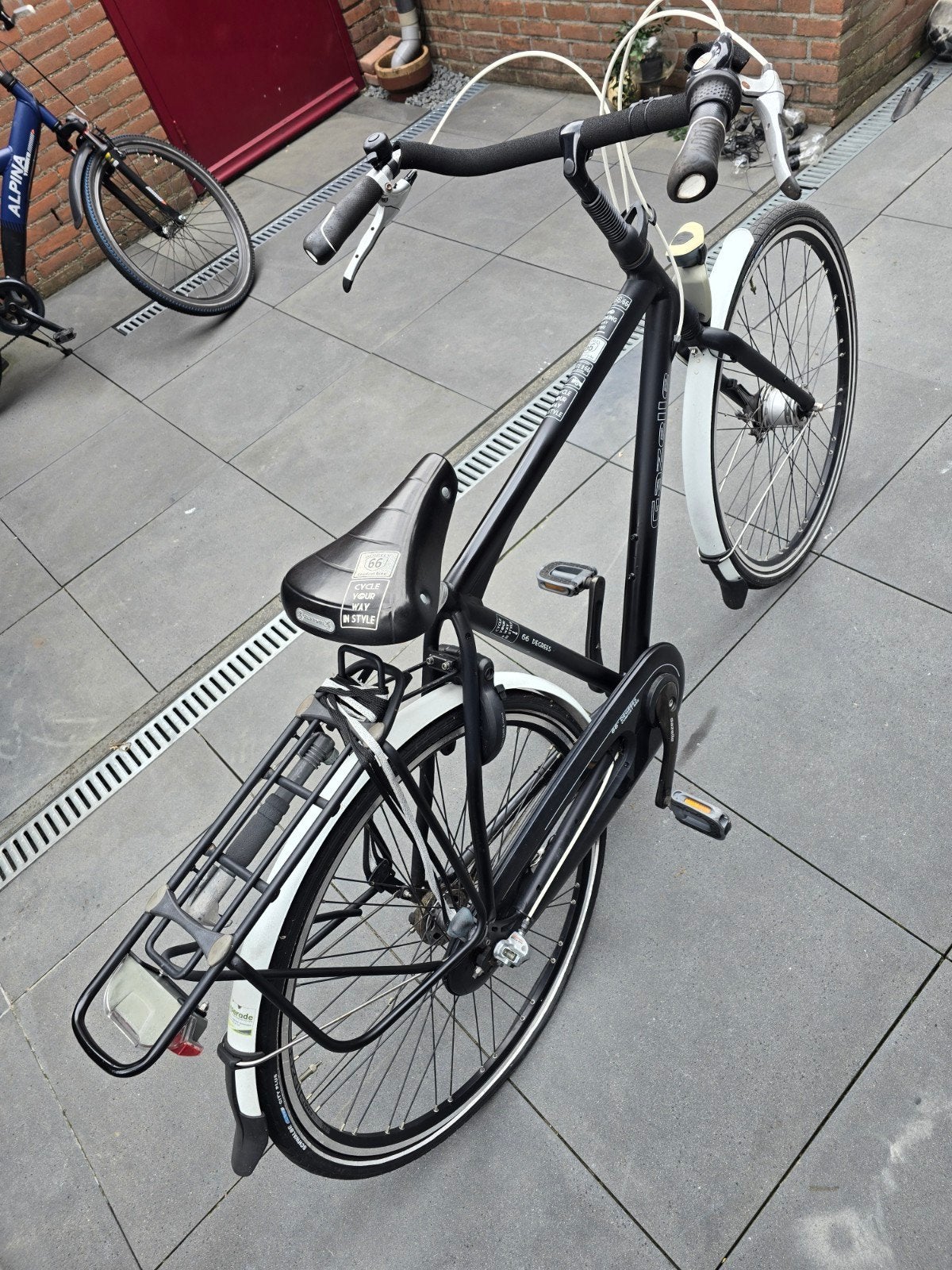 Gazelle 66 Degrees herenfiets – framemaat 57 – 28 inch, Ophalen, Versnellingen, 56 cm of meer, Zo goed als nieuw