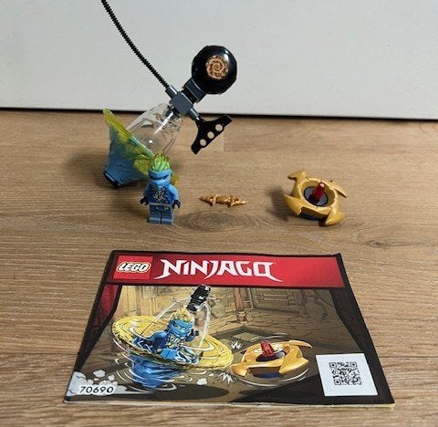 Leuke Ninjago set 70690 Jay's Spinjitzu ninjatraining, Lego, Ophalen of Verzenden, Zo goed als nieuw, Inclusief instructies