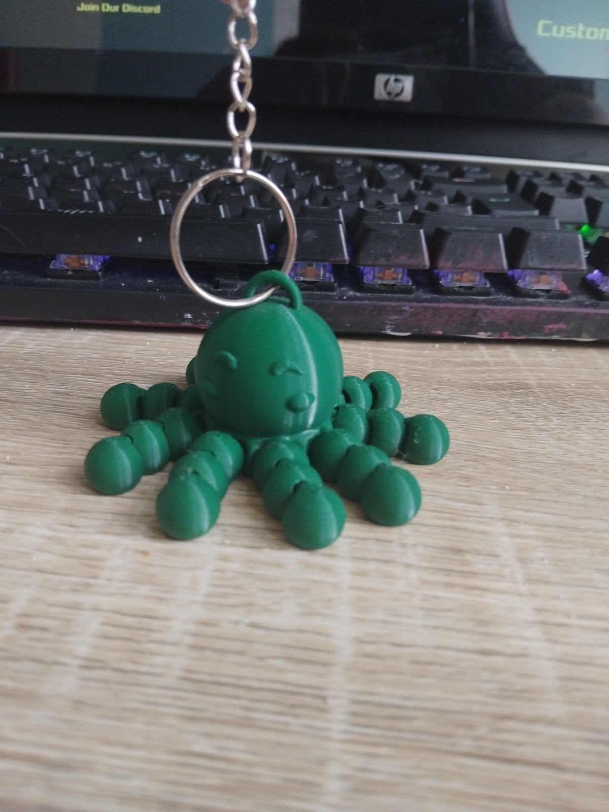 octopus sleutelhanger, Verzamelen, Sleutelhangers, Verzenden, Nieuw, Dier of Natuur