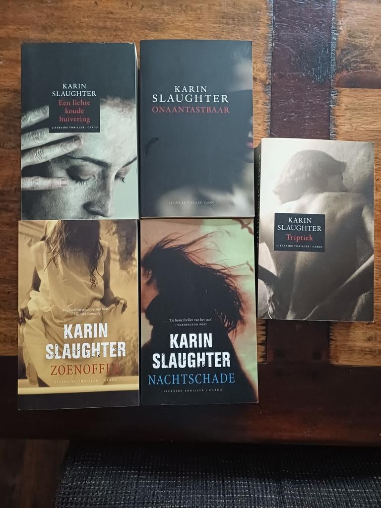 Karin Slaughter Boekenpakket - 5 Thrillers, Ophalen of Verzenden, Gelezen, Karin Slaughter, Amerika