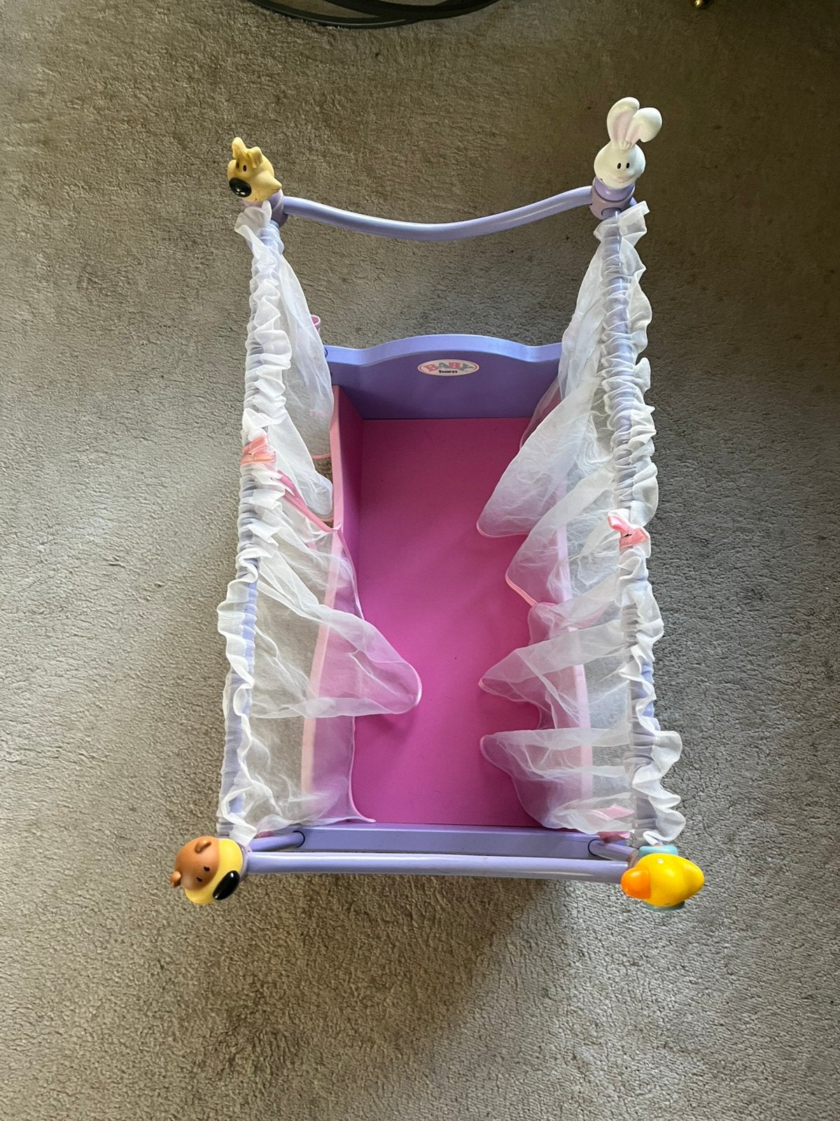 Houten baby born bed, Ophalen, Zo goed als nieuw, Babypop