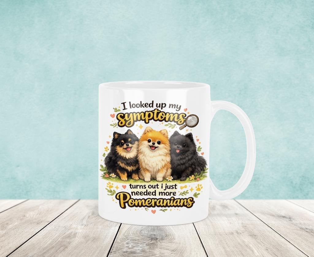 More Pomeranians - Pomeranian Mok, Verzenden, Keramiek, Nieuw, Overige stijlen