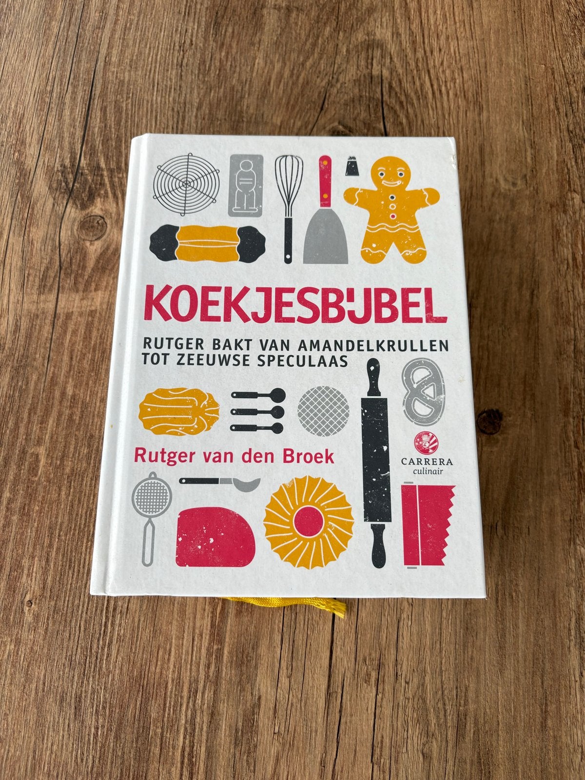Koekjesbijbel - Rutger Bakt van Amandelkrullen tot Speculaas, Ophalen of Verzenden, Gelezen, Nederland en België, Taart, Gebak en Desserts