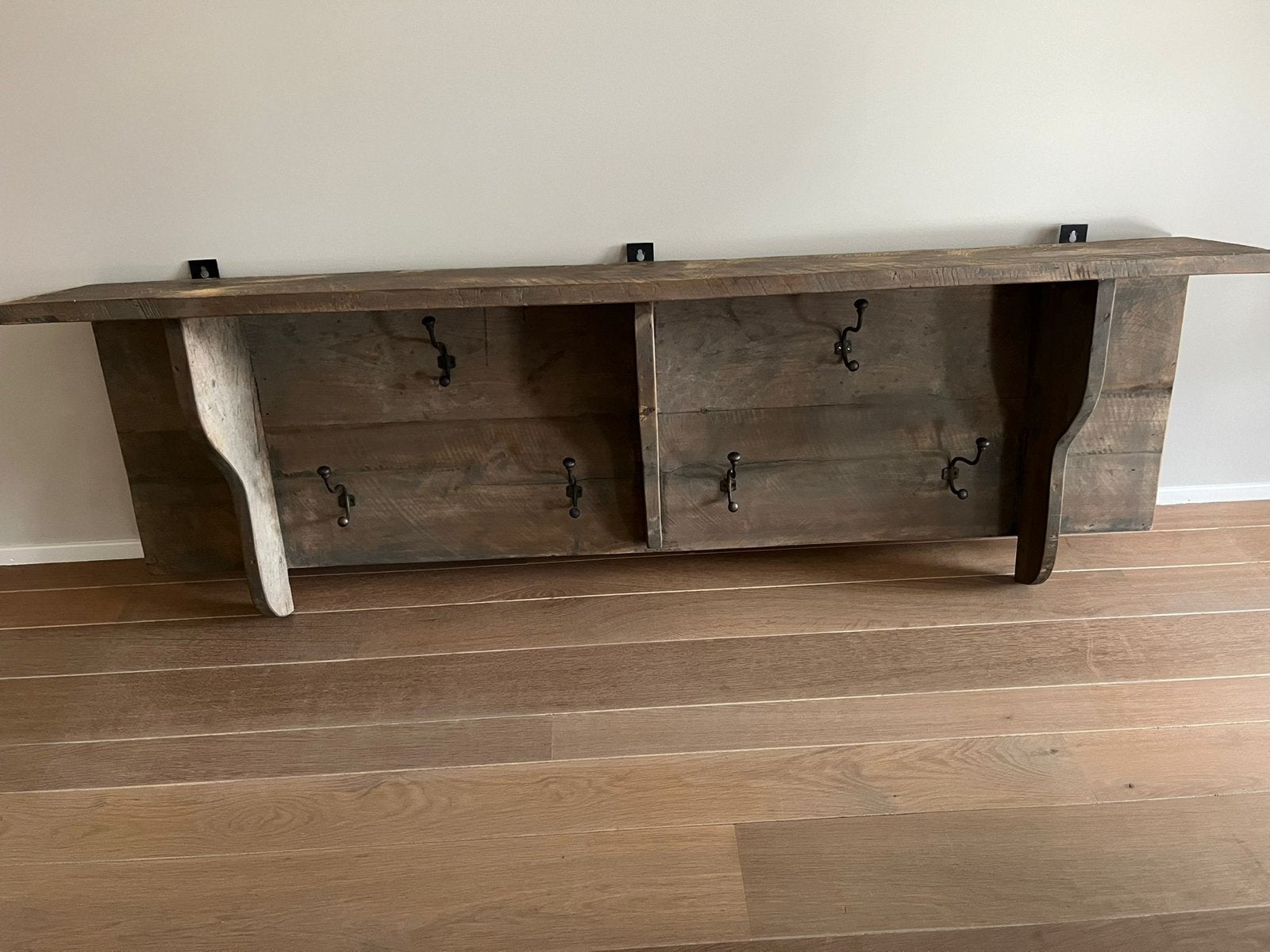 Hoffz Taja kapstok van oud hout, Zo goed als nieuw, Minder dan 100 cm, Hout, Ophalen