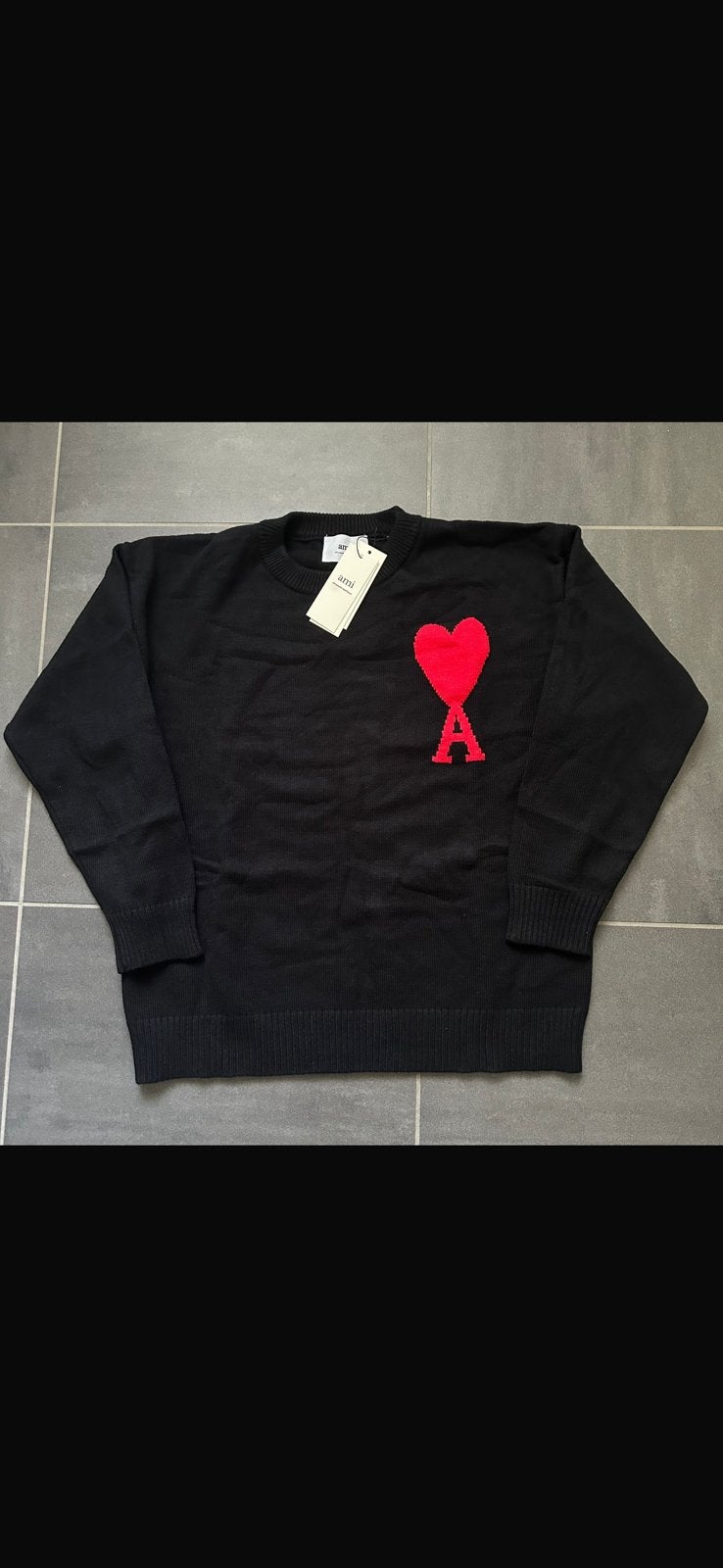 Ami paris trui, Kleding | Heren, Truien en Vesten, Verzenden, Nieuw, Maat 46 (S) of kleiner, Zwart