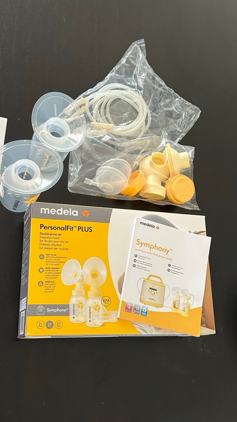 Medela PersonalFit PLUS dubbele borstkolfset, Medela, Borstkolf, Ophalen of Verzenden, Zo goed als nieuw