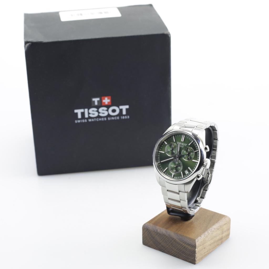 Tissot PR 100 Chronograph Groen T1504171109100 in doos, Tissot, Zo goed als nieuw, Support@tissot.com, Rue Louis-Joseph Chevalier 1
2002 Neuchâtel
Switzerland