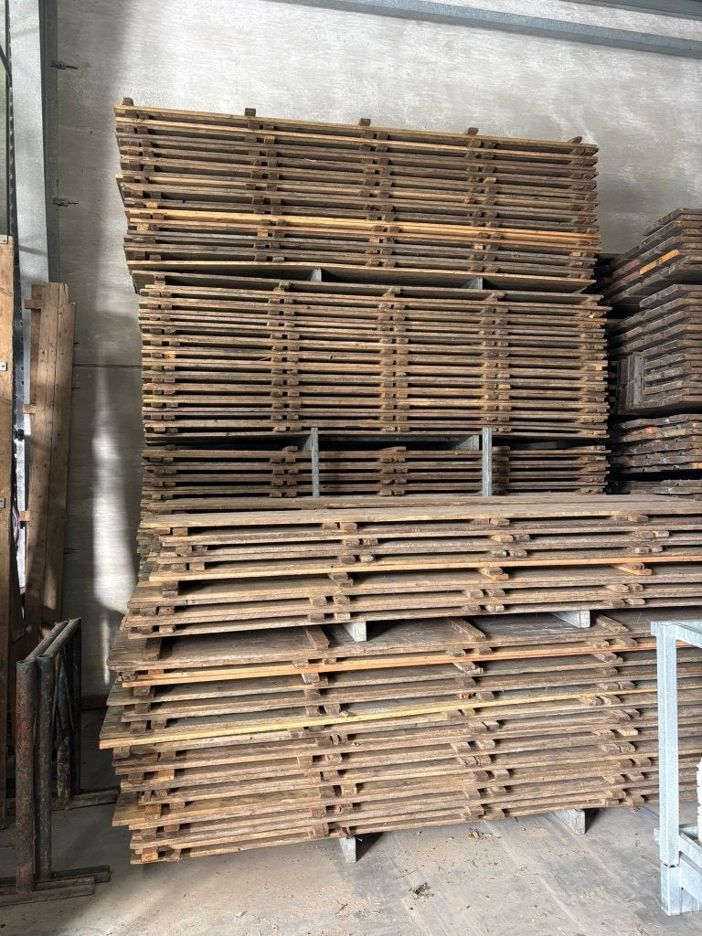 Gebruikte houten vlondervloeren – €20 per m², Ophalen, Gebruikt, Hout