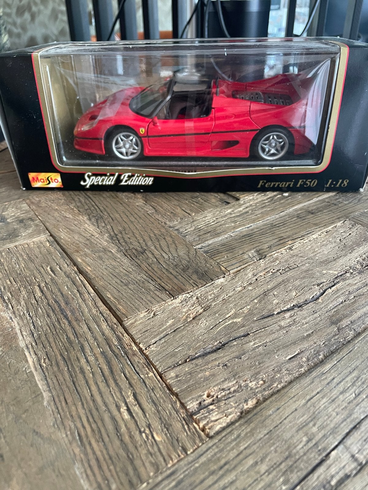 Maisto Special Edition Ferrari F50 1:18 Modelauto, Ophalen, Zo goed als nieuw, Auto, Maisto