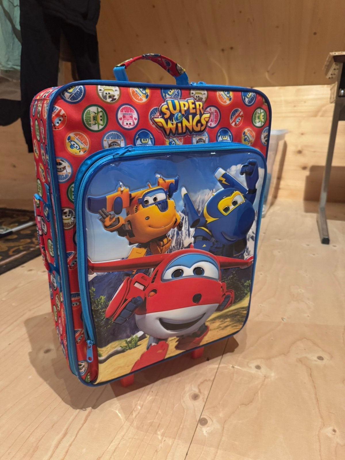 Koffer kind Super Wings, Uitschuifbare handgreep, Minder dan 50 cm, Ophalen of Verzenden, Zo goed als nieuw