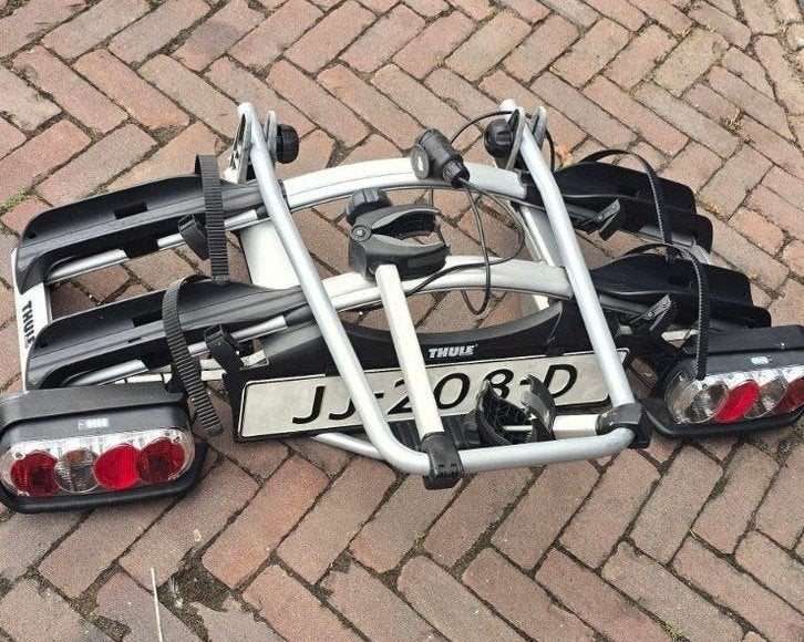 Thule fietsdrager voor 2 elektrische fietsen, Gebruikt, Ophalen of Verzenden, 2 fietsen, Trekhaakdrager