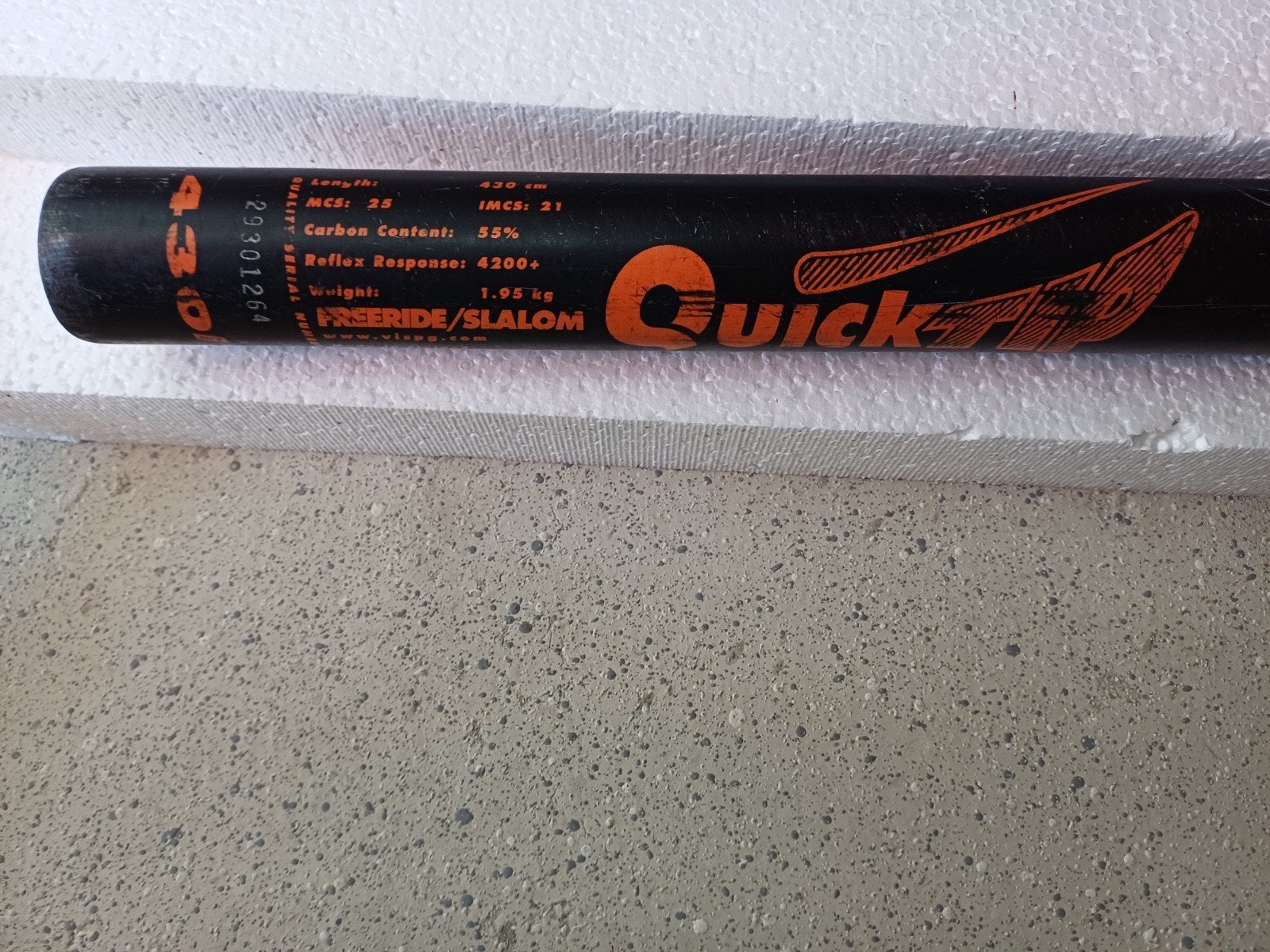Windsurf mast SDM 430 Constant Curve deelbaar, Ophalen, Net of Fuik