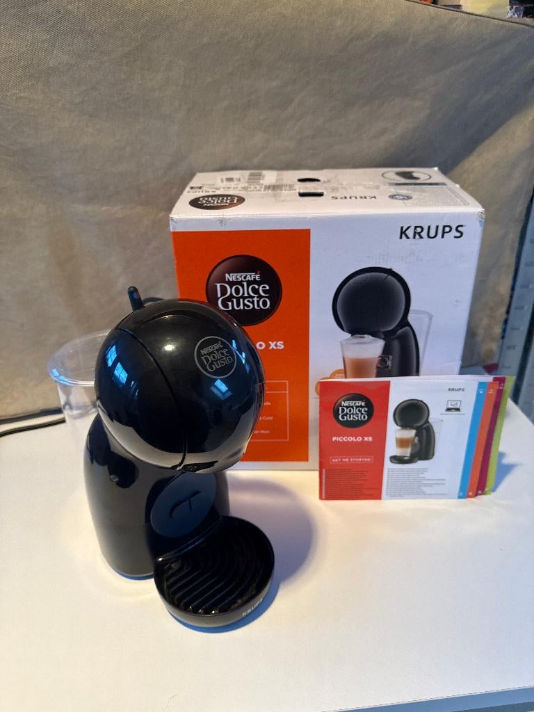 Krups Dolce Gusto Piccolo XS Zwart, Witgoed en Apparatuur, Koffiezetapparaten, Ophalen of Verzenden, Zo goed als nieuw, Koffiemachine