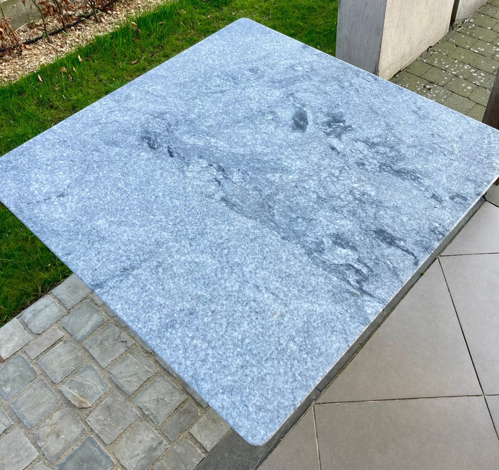 Tafel graniet, Ophalen, Zo goed als nieuw, Vierkant, 50 tot 100 cm