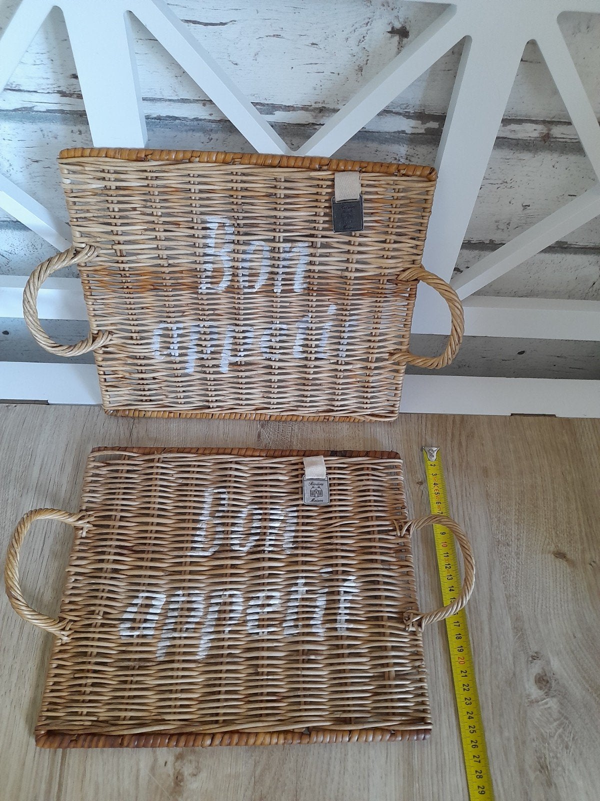 2x rattan bon appetit placemats riviera maison, Verzenden, Gebruikt