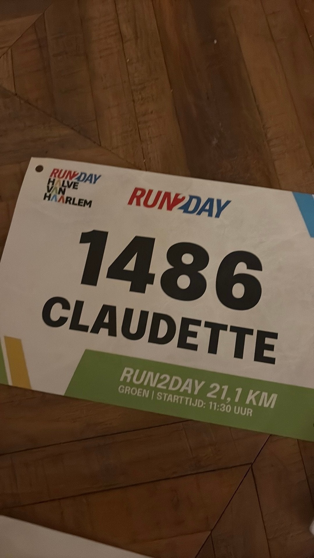 2x startbewijs Halve Marathon van Haarlem, Twee personen