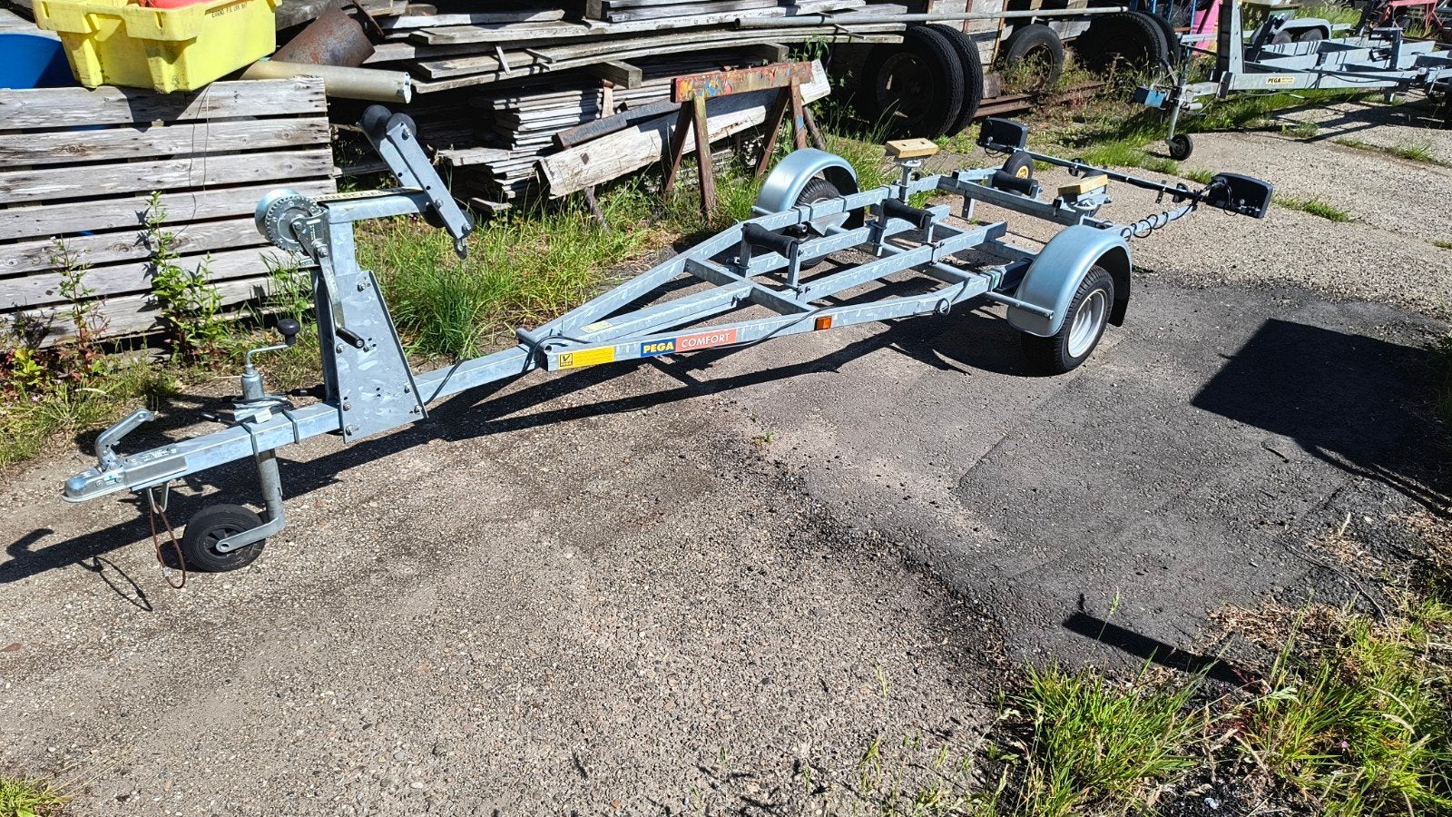 Pega Comfort kanteltrailer, Watersport en Boten, Boottrailers, Ophalen, ., Kantelbaar, Minder dan 6 meter