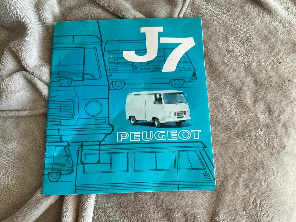 Peugeot J7 Folder - Camper, Bus, Koelwagen, Groentewagen, Ophalen of Verzenden, Zo goed als nieuw, Peugeot
