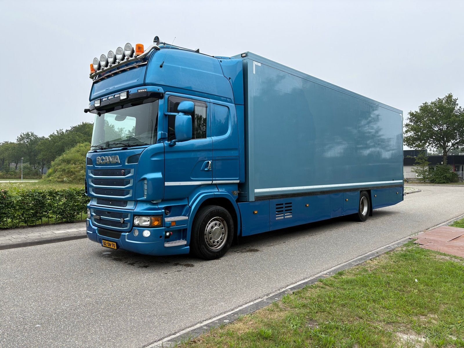 Scania R500 V8 bakwagen, Zwart, Scania, Blauw, Particulier